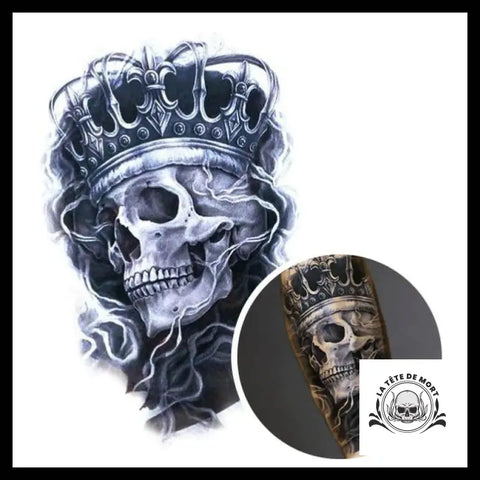 Tatouage Éphémère Tête de Mort