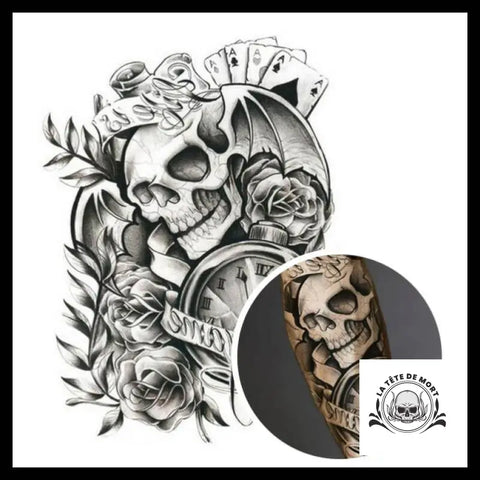 Tatouage Temporaire Poker