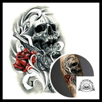 Tatouage Temporaire Rose Rouge