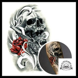 Tatouage Temporaire Rose Rouge