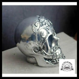 Tête de Mort Argent Déco