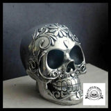 Tête de Mort Argent Déco