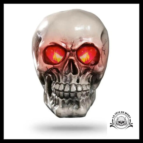 Tête de Mort Déco Rouge