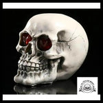 Tête de Mort Déco Rouge