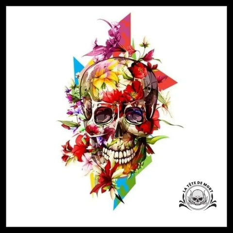 Transfert Tête de Mort Décoration