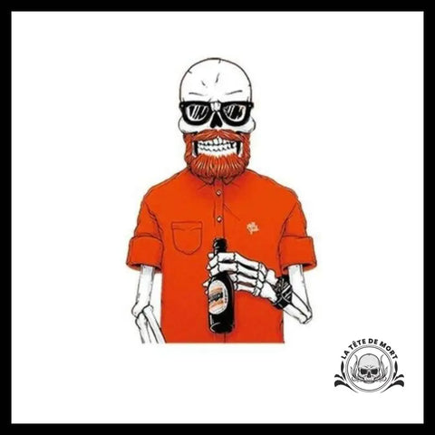 Transfert Tête de Mort Lunette
