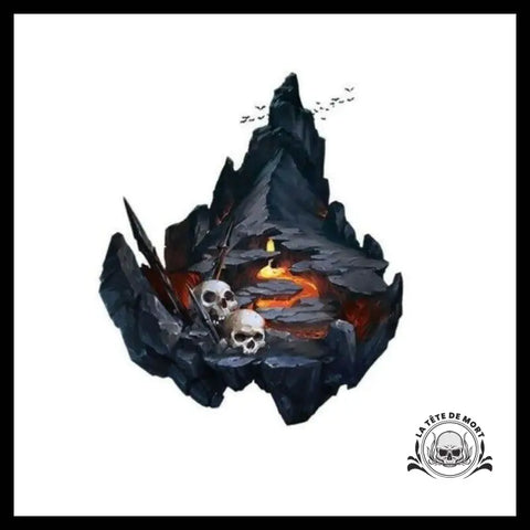 Transfert Tête de Mort Montagne - Crâne Passion
