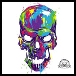 Transfert Tête de Mort Peinture