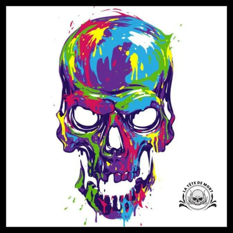 Transfert Tête de Mort Peinture