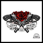 Transfert Tête de Mort Et Roses
