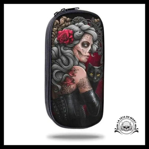 Trousse Tête de Mort Femme Mexicaine