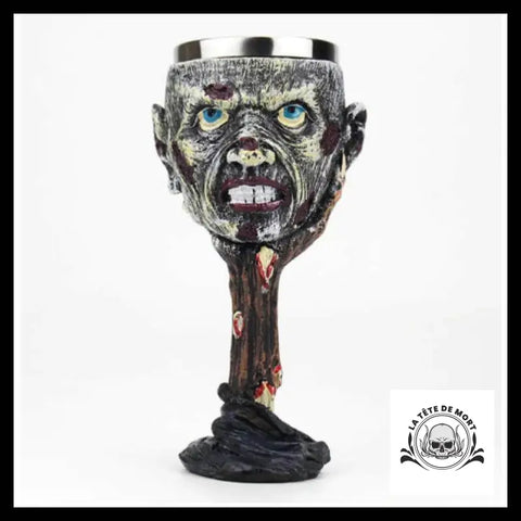 Verre à Vin Tête de Mort Terrifiante