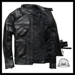 Veste Biker Noire (Cuir)
