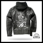 Veste Biker Noire (Cuir)