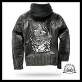 Veste Biker Noire (Cuir)
