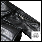 Veste Biker Noire (Cuir)
