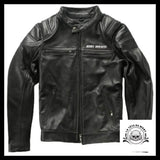 Veste Biker Noire (Cuir)
