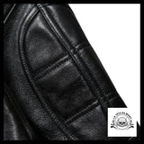 Veste Biker Noire (Cuir)
