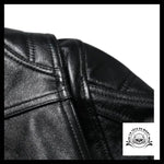Veste Biker Noire (Cuir)
