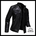 Veste Biker Simili Cuir Homme
