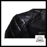 Veste Biker Simili Cuir Homme