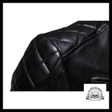 Veste Biker Simili Cuir Homme
