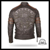 Veste en Cuir Biker