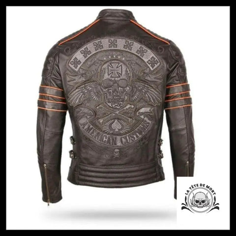 Veste en Cuir Biker