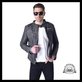 Veste en Cuir Chef Indien
