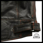 Veste Motard Skull (Cuir)