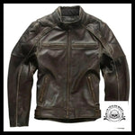 Veste Motard Skull (Cuir)