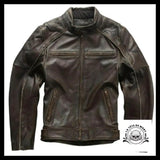 Veste Motard Skull (Cuir)