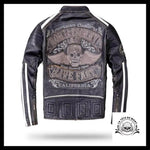 Veste Moto Tête de Mort (Cuir)