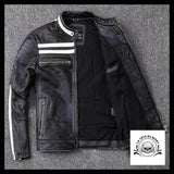 Veste Moto Tête de Mort (Cuir)