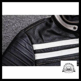 Veste Moto Tête de Mort (Cuir)