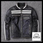 Veste Moto Tête de Mort (Cuir)
