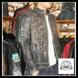 Veste Skull Homme (Cuir)