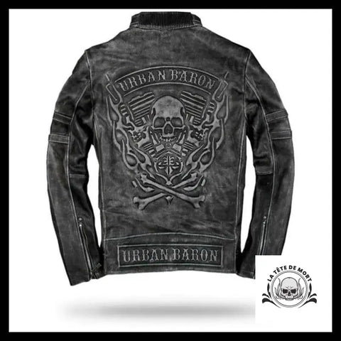 Veste Skull Homme (Cuir)