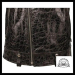 Veste Tête de Mort Biker (Cuir)