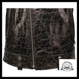 Veste Tête de Mort Biker (Cuir)