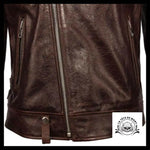 Veste Tête de Mort Biker (Cuir)
