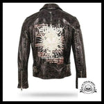 Veste Tête de Mort Biker (Cuir)
