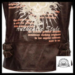 Veste Tête de Mort Biker (Cuir)