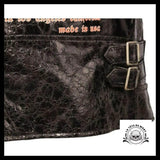 Veste Tête de Mort Biker (Cuir)