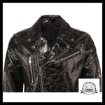 Veste Tête de Mort Biker (Cuir)