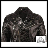 Veste Tête de Mort Biker (Cuir)