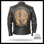 Veste Tête de Mort Homme (Cuir)