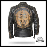 Veste Tête de Mort Homme (Cuir)