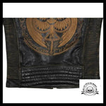 Veste Tête de Mort Homme (Cuir)