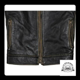Veste Tête de Mort Homme (Cuir)